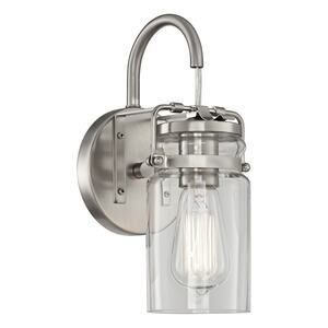 Kichler Brinley Wall Sconce - 45576NI, Brushed Nickel